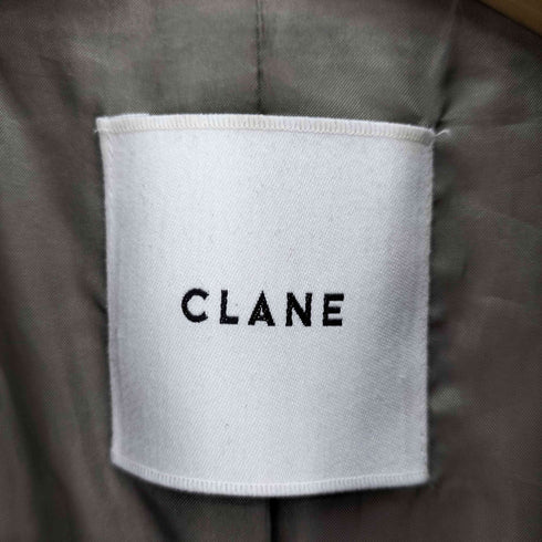クラネ CLANE 19AW MIX CHECK SOUTIEN COLLAR COAT ミックス チェック ステンカラー コート レディース JPN:1