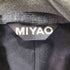 ミヤオ MIYAO グレンチェック 変形ジャケット レディース