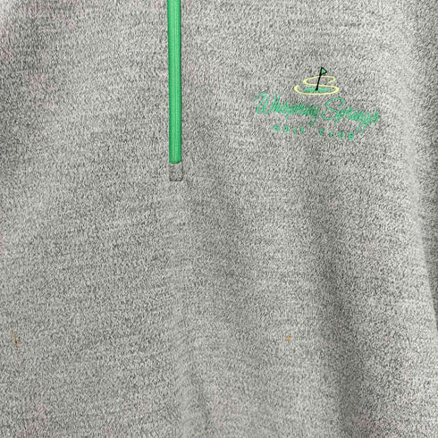 ANTIGUA Whispering Springs GOLF CLUB 刺繍 ハーフジップ トラック プルオーバー ジャージ メンズ import:XXL
