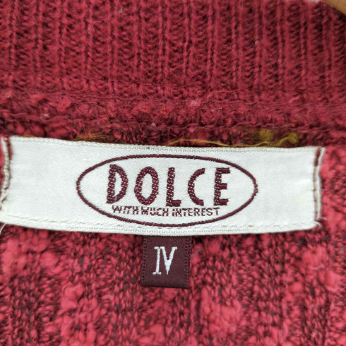 DOLCE 90S 異素材 模様 コットン レーヨン ニット セーター メンズ 4