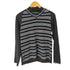 バーバリーブラックレーベル BURBERRY BLACK LABEL ワンポイント刺繍ロゴVネックセーター メンズ JPN:2