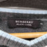 バーバリーブラックレーベル BURBERRY BLACK LABEL ワンポイント刺繍ロゴVネックセーター メンズ JPN:2