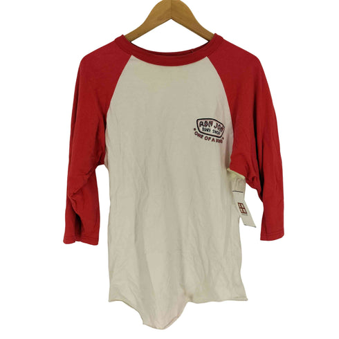RON JON SURF SHOP バック キャラクター プリント ラグランスリーブ Tシャツ メンズ