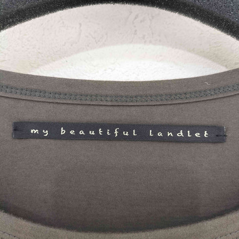 マイビューティフルランドレット my beautiful landlet スクエア切替カットソー メンズ JPN:1