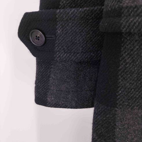 ブラックレーベルクレストブリッジ BLACK LABEL CRESTBRIDGE トーナルクレストブリッジチェックダッフルコート メンズ JPN:M