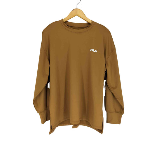 フィラ FILA バックスリットデザインL/S TEE レディース JPN:L