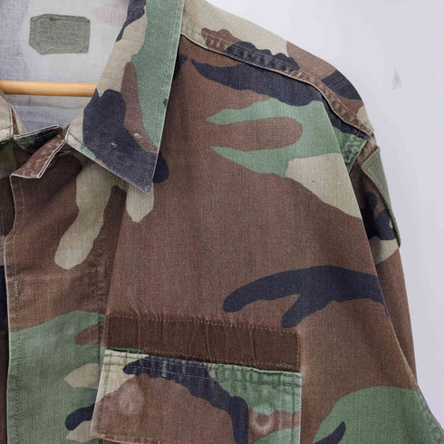 ユーエスアーミー U.S. ARMY 93年製 ウッドランドカモ BDUシャツジャケット メンズ MEDIUM - REGULAR
