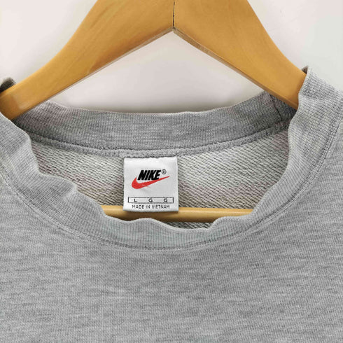 ナイキ NIKE 銀タグ スウッシュ クルーネックロゴスウェット メンズ import:L