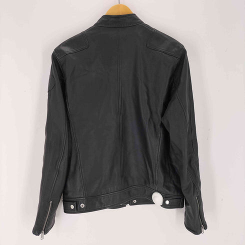 ディーゼル DIESEL シングルライダースジャケット メンズ import:L