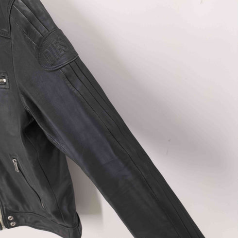 ディーゼル DIESEL シングルライダースジャケット メンズ import:L