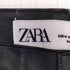 ザラ ZARA フロントスリット フェイクレザー スカート レディース M