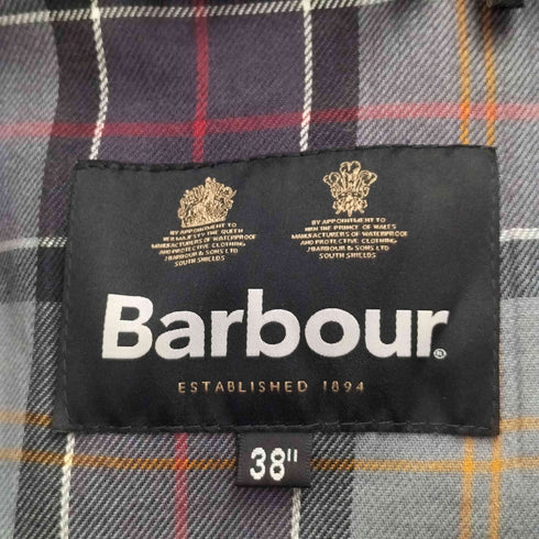 バブアー Barbour BURGHLEY ワックスコットン ロングコート メンズ US:38