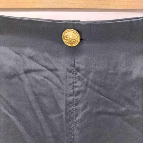 ラルフローレン RALPH LAUREN Mulberry silk 金釦 セーラー シルクパンツ レディース 4/160/72A