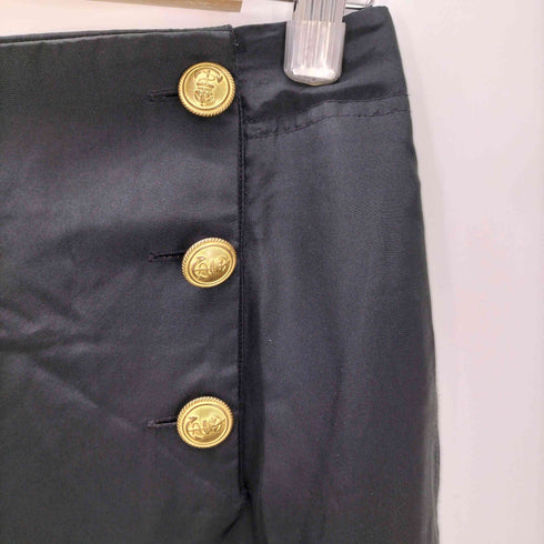ラルフローレン RALPH LAUREN Mulberry silk 金釦 セーラー シルクパンツ レディース 4/160/72A
