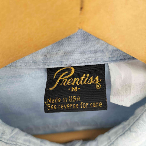 PRENTIS 80S MADE IN USA シャンブレーシャツ メンズ import:M