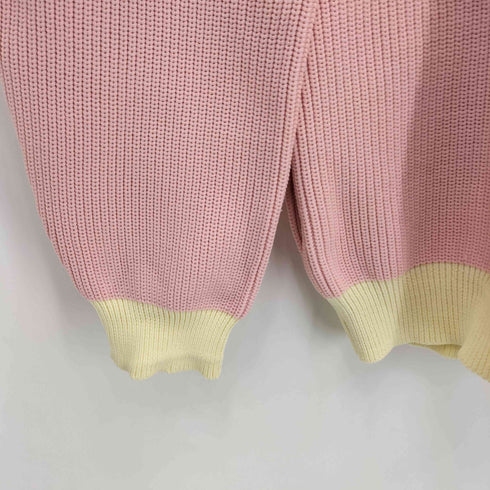 ローガン LOGAN 別注 カレッジニット Vネック オーバー シルエット メンズ