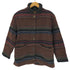 ウールリッチ WOOLRICH USA製 裏地キルティング ネイティブボーダージャケット レディース import:S