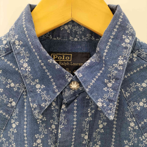 ポロバイラルフローレン Polo by RALPH LAUREN Naiomi Glasses フローラル シャツ メンズ 165/88A XS