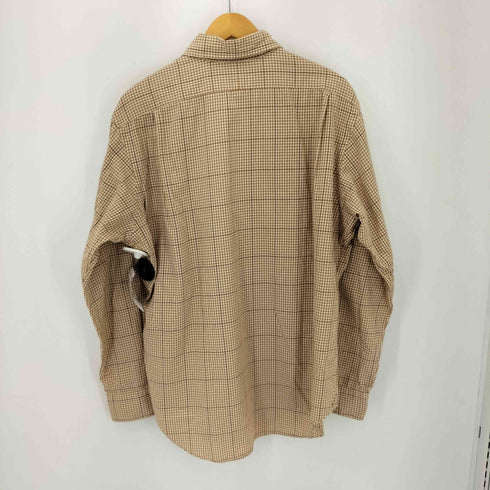 ポロバイラルフローレン Polo by RALPH LAUREN 90S BRADFORD ウィンドウペン ギンガムチェックシャツ エルボーパッチ メンズ import:L