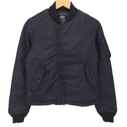 アルファインダストリーズ ALPHA INDUSTRIES 別注 MA-1 フライト ジャケット レディース JPN:L