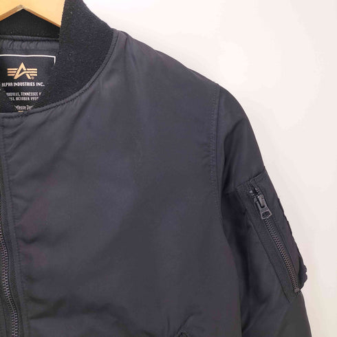 アルファインダストリーズ ALPHA INDUSTRIES 別注 MA-1 フライト ジャケット レディース JPN:L