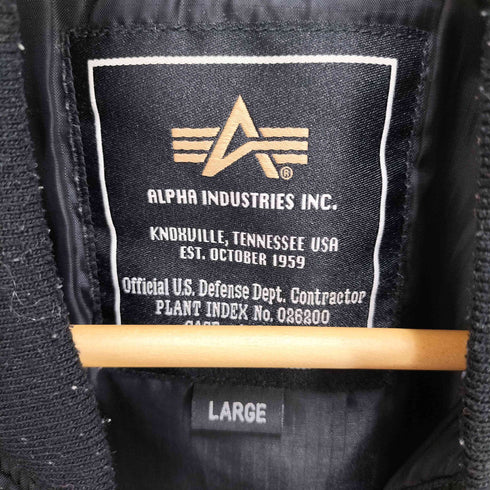 アルファインダストリーズ ALPHA INDUSTRIES 別注 MA-1 フライト ジャケット レディース JPN:L