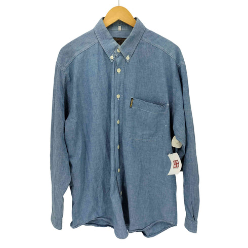 アルマーニジーンズ ARMANI JEANS 90S BD L/S シャンブレシャツ メンズ JPN:M