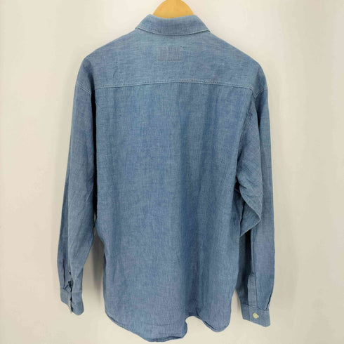 アルマーニジーンズ ARMANI JEANS 90S BD L/S シャンブレシャツ メンズ JPN:M