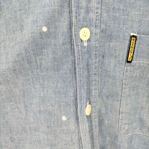 アルマーニジーンズ ARMANI JEANS 90S BD L/S シャンブレシャツ メンズ JPN:M
