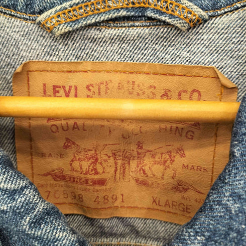 リーバイス Levis 90S 70598-4891 デニムトラッカージャケット 4TH XL メンズ import:XL