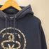 ステューシー Stussy 00S 黒タグ SS LINK HOODIE SSリンク プリント プルオーバー パーカー メンズ import:L
