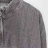 ザラ ZARA ブラックデニム ハーフジップ プルオーバー スウェット メンズ import:XL