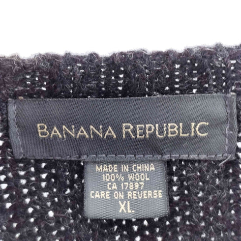 バナナリパブリック BANANA REPUBLIC 00S Vネック ウール ニットセーター メンズ import:XL