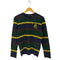 ポロラルフローレン POLO RALPH LAUREN PRL ボーダーケーブルニット レディース import:M