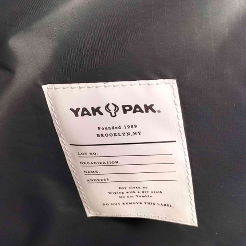 ヤックパック YAK PAK FIFTH Exclusive Record Bag Black メンズ