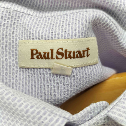 ポールスチュアート Paul Stuart ハニカム柄 半袖ボタンダウンシャツ メンズ import:S