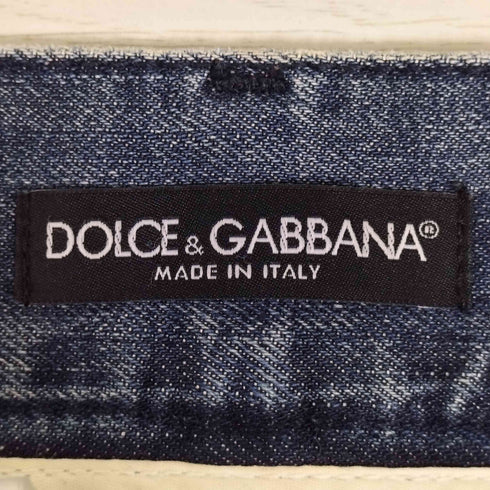 ドルチェアンドガッバーナ DOLCE&GABBANA イタリア製 ダメージ スキニーデニムパンツ メンズ 46