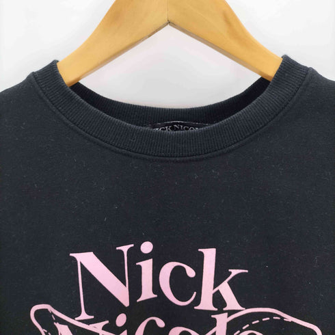 NICK&NICOLE VOLUME BUTTERFLY SIGNATURE SWEATSHIRT レディース