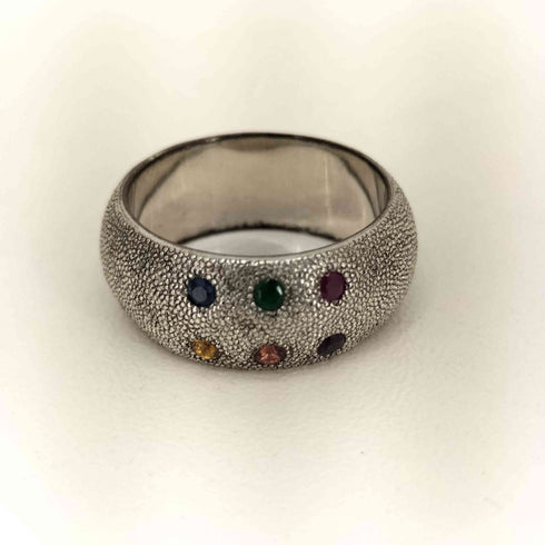 ALEX JEWELRY スターダスト加工 リング メンズ 13号