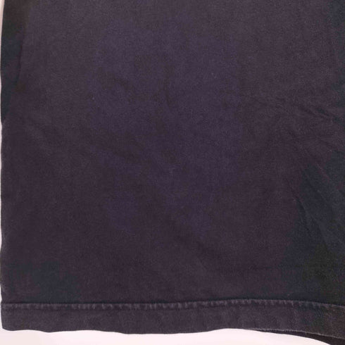 バレンシアガ BALENCIAGA UNISEX ヴィンテージ加工 スリーブロゴ 刺繍 ロングスリーブTシャツ メンズ import:L