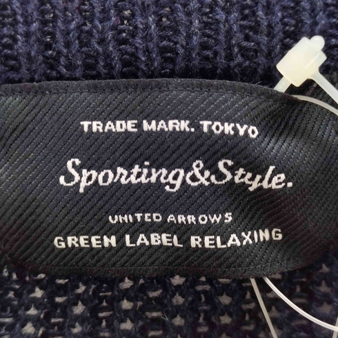 グリーンレーベルリラクシング GREEN LABEL RELAXING リネンニット レディース FREE