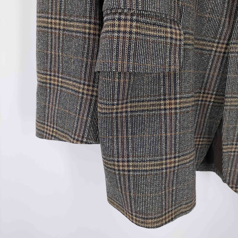 Two ply thornproof ツイード シングルテーラードジャケット 英国製 メンズ
