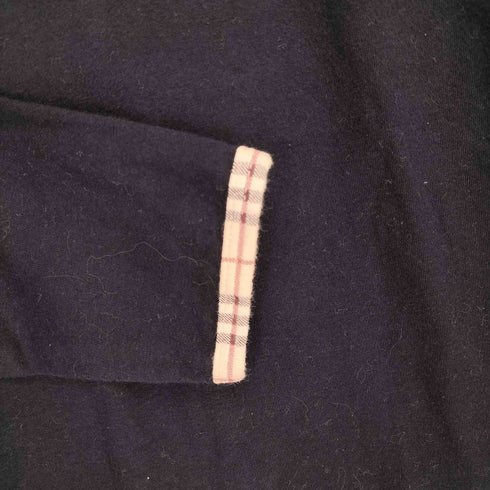 バーバリーロンドン BURBERRY LONDON 袖襟パイピング 長袖カットソー MADE IN ENGLAND レディース M