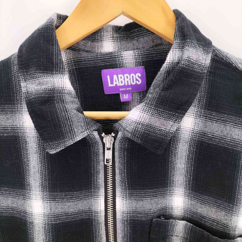 ラブロス LABROS チェックジップシャツ メンズ JPN:M