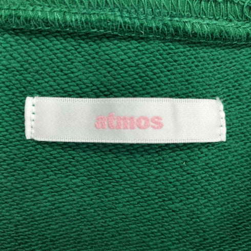 アトモスピンク ATMOS PINK ロゴ刺繍襟付きスウェット レディース FREE