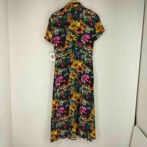 ザラ ZARA 花柄 S/S ワンピース レディース US M