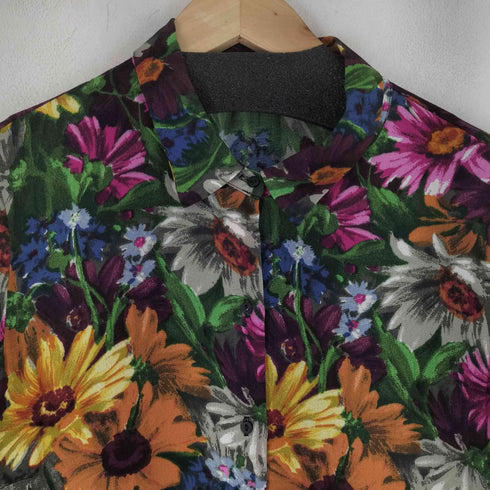 ザラ ZARA 花柄 S/S ワンピース レディース US M