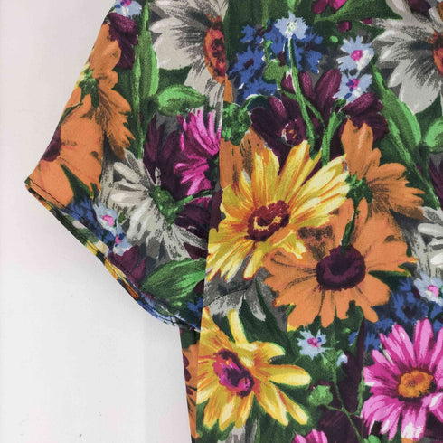 ザラ ZARA 花柄 S/S ワンピース レディース US M