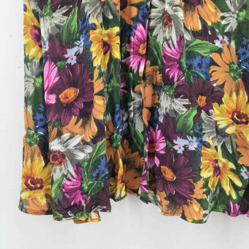 ザラ ZARA 花柄 S/S ワンピース レディース US M