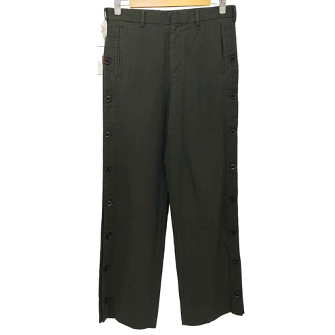 ジョンローレンスサリバン JOHN LAWRENCE SULLIVAN 17SS サイドボタン ウールスラックス メンズ 38